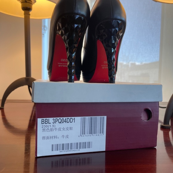 BeLLe Leather heels. Size 6 - Picture 3 of 4